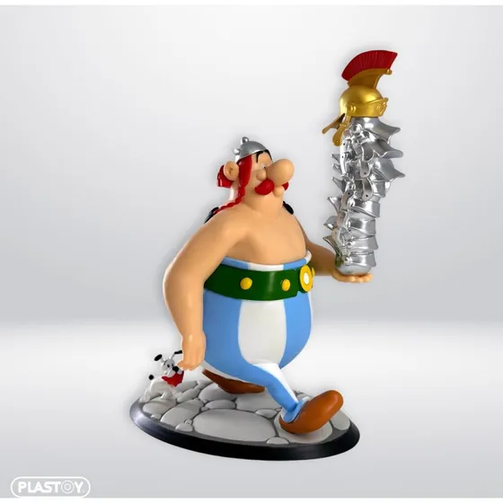 Plastoy Asterix – Obelix med Hjelme og Hund Dogmatix (Figur)