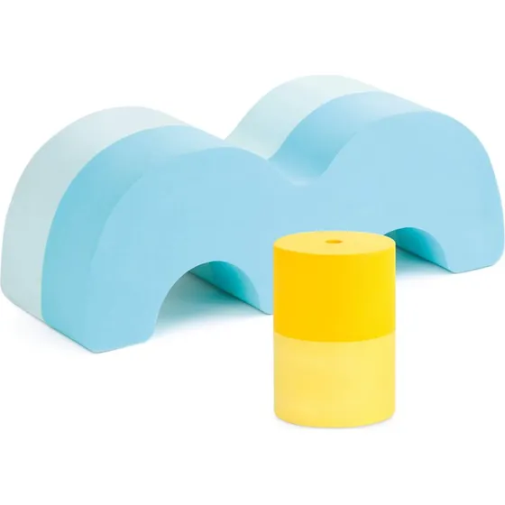 LUDI Motorikklodser i skum, 2 moduler (12+ måneder)