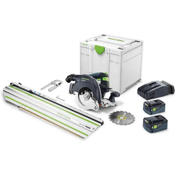 Festool Akku rundsav HKC 55 5,0 EBI-Set FSK 420 SYS³