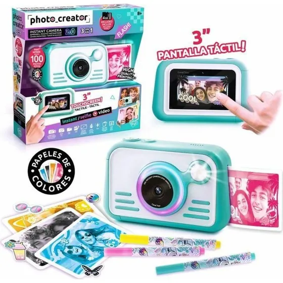 PHOTO CREATOR Instant-kamera 3" HD-touchskrm & print