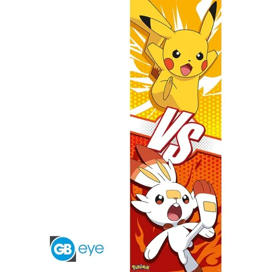 Abysse Pokmon drplakat - Pikachu & Scorbunny 53x158 cm