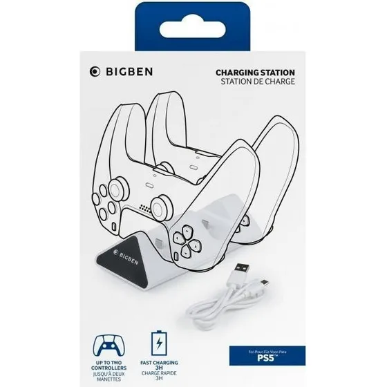 Bigben PS5 Dual Oplader V2 - Docking til PS5-controller