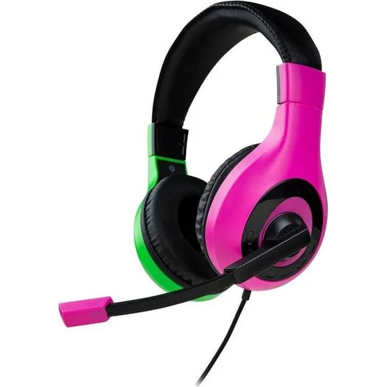 BigBen Stereo Gaming Headset V1 - Pink/Grn