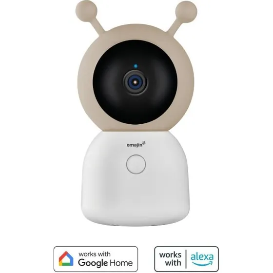 Omajin Babyalarm med Kamera 2K HD, Nattesyn & To-vejs Lyd