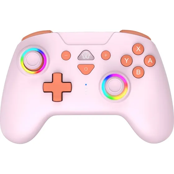 Subsonic Trådløs Controller til Nintendo Switch – Sweety Pink (LED)
