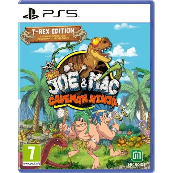 New Joe & Mac: Caveman Ninja – T-Rex Edition (PS5)