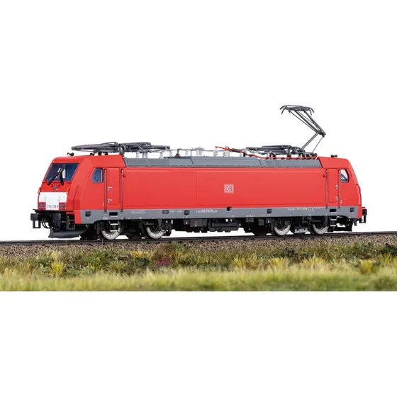 Märklin BR 186 Ellokomotiv 186 339-8, trafikrød, mfx+ lyd