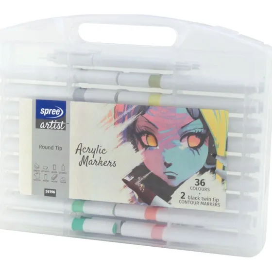 Spree stentusser-st 4 mm, 36+2 stk.