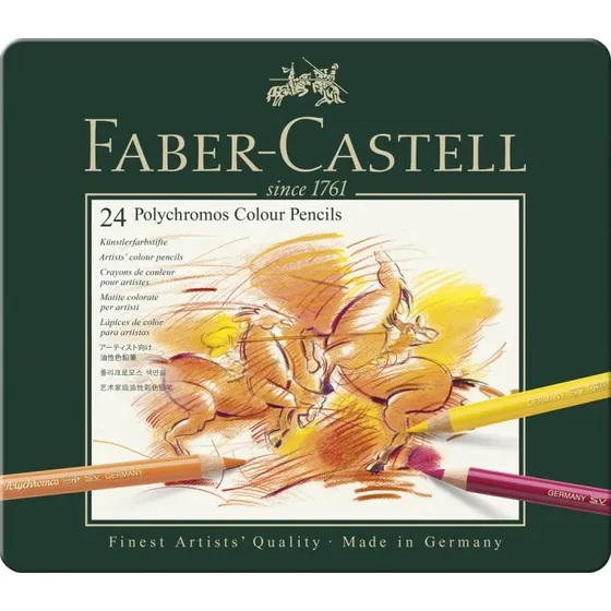 Faber-Castell Polychromos farveblyanter 24 stk (3,8 mm)