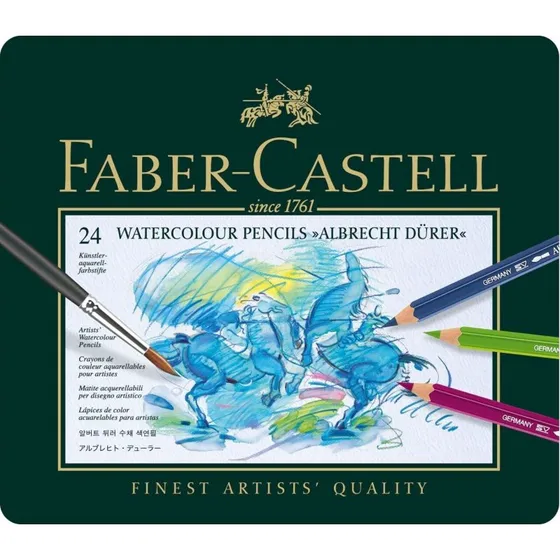Faber-Castell Albrecht Dürer akvarelblyanter, æske 24