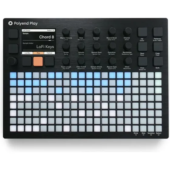 Polyend Play – Mobile groovebox, 3000+ samples, 8 spor
