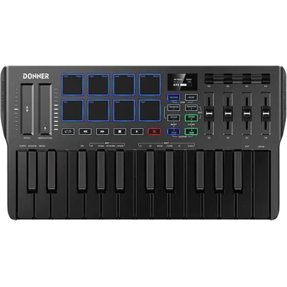 DONNER DMK-25 – 25-tangent MIDI-controller