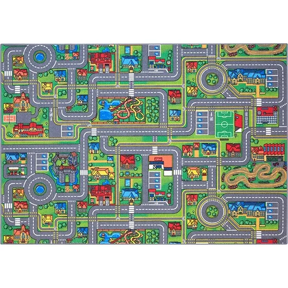 Rebel Roads Legetæppe - Byvejbane 140 x 200 cm
