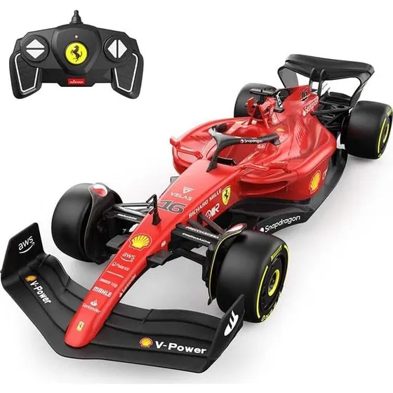 Rastar 1:18 Ferrari F1 75 fjernstyret bil, rd