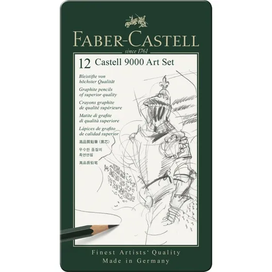 Faber-Castell 9000 blyantst 12 stk (8B2H)