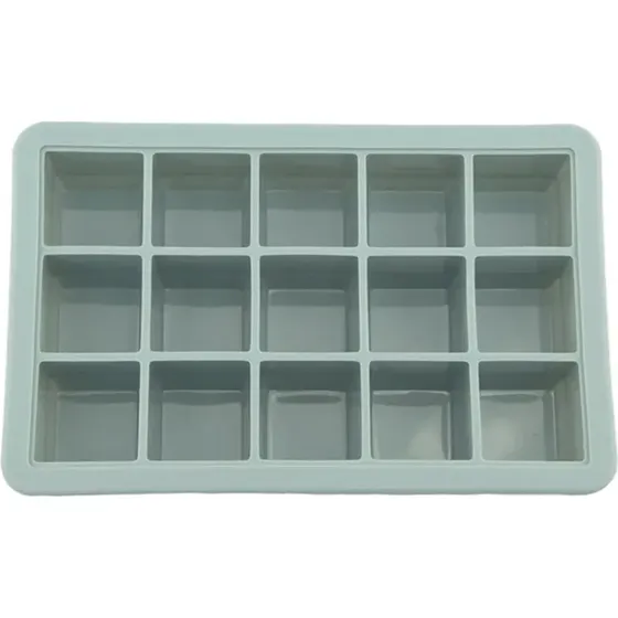 Le Toft Fryseboks til Babymad 15 rum - smokey green