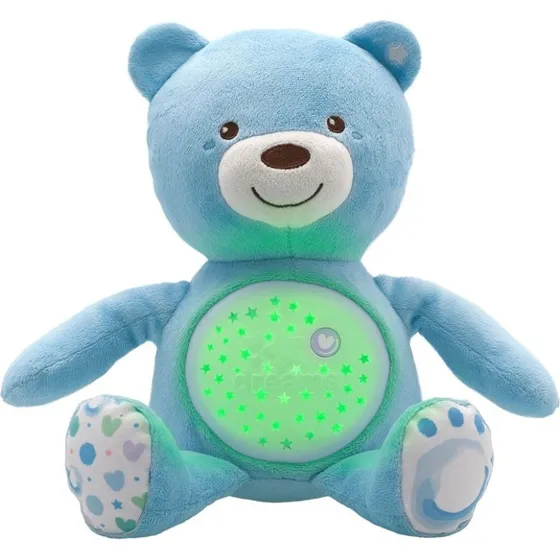 Chicco First Dreams Baby Bear natprojektor  lysebl