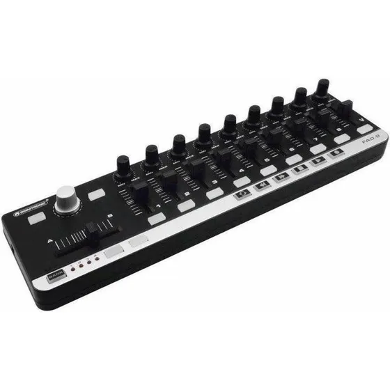 Omnitronic FAD-9 USB MIDI-controller (9 fadere)