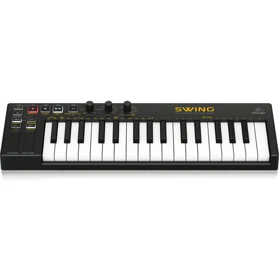 Behringer SWING 32-tangent USB MIDI-controller, 64-trins sequencer