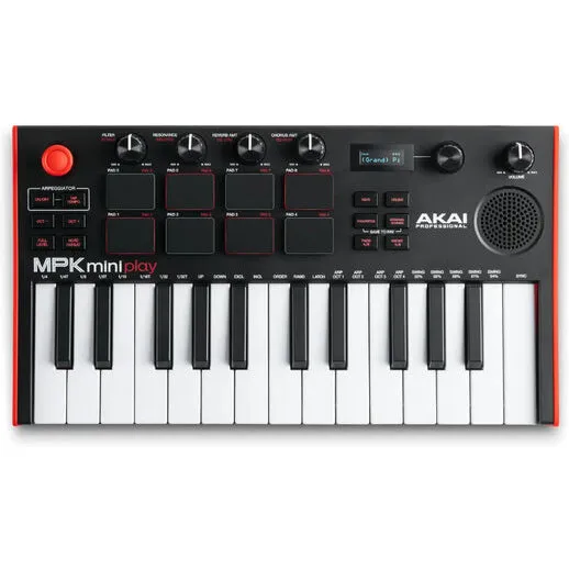 Akai MPK Mini Play MK3 MIDI-controller med indbygget højttaler