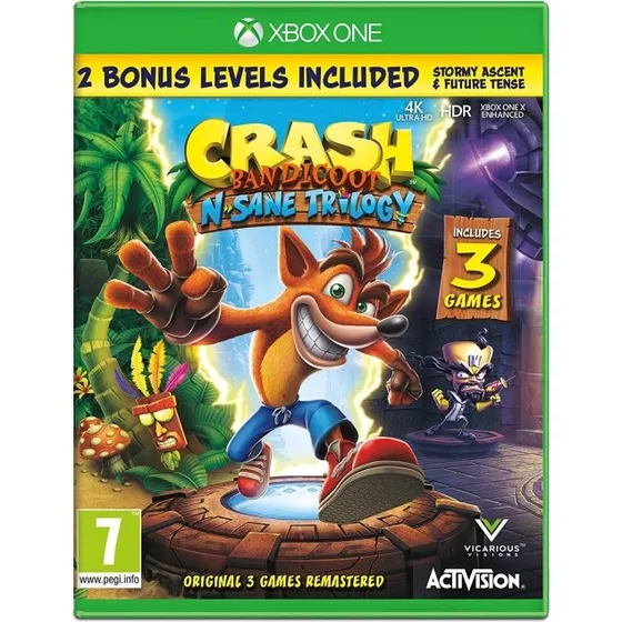 Crash Bandicoot N. Sane Trilogy Remastered  Xbox One