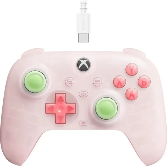 8BitDo Ultimate Mini Wired Xbox-controller Clear Pink