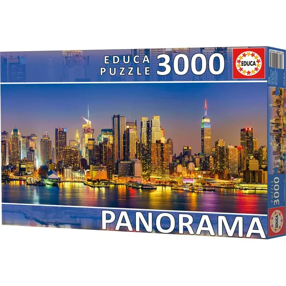 Educa 3000 brikker - New York Skyline Panorama