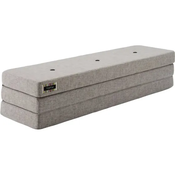 by KlipKlap KK 3 Fold XL foldemadras, lysegr/mrkegr