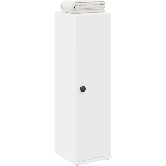 vidaXL badeværelsesskab med rulleholder 20,5x22x72 cm hvid