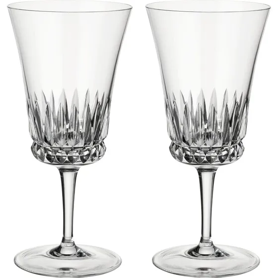 Grand Royal Vandglas på fod 2 stk. 0,39 l