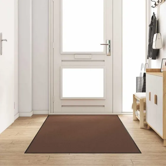 vidaXL Dørmåtte Brun/Sort 120x250 cm – Polypropylen/Vinyl