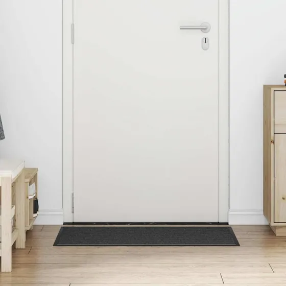 vidaXL Dørmåtte 60 x 90 cm Sort, Polypropylen/PVC