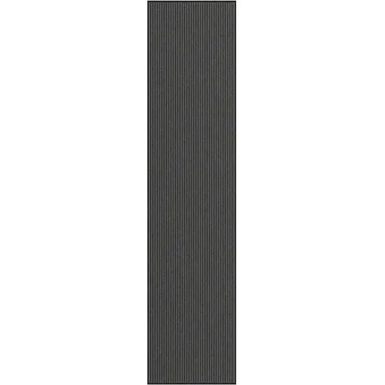 Stribe Dørmåtte Sort/Grå 115x500 cm