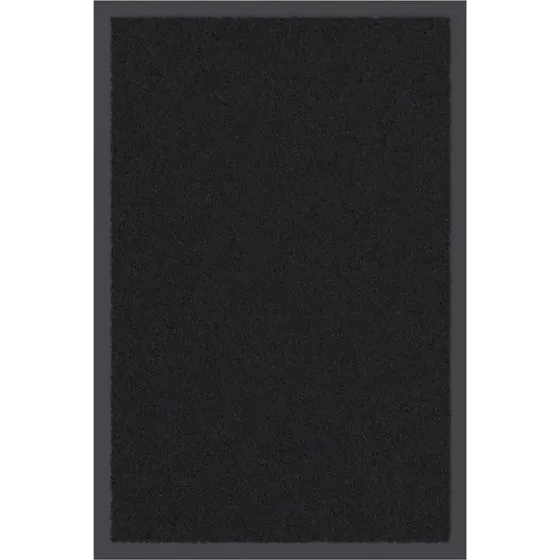 Dørmåtte 115x200 cm – Sort, robust indgangsmåtte