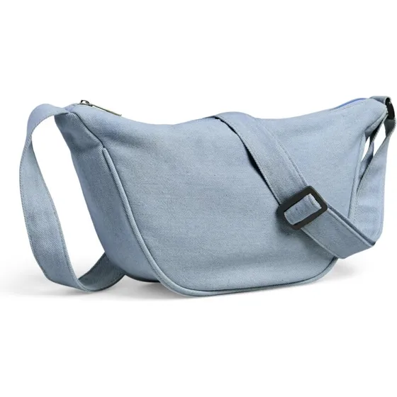 PIECES Amanda denim crossbody-taske Light Blue Denim