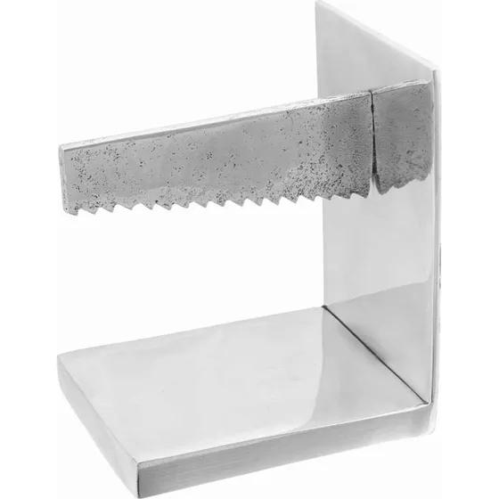 vidaXL Bogstøtter 2 stk Sølv 11 x 14 x 17,5 cm Aluminium