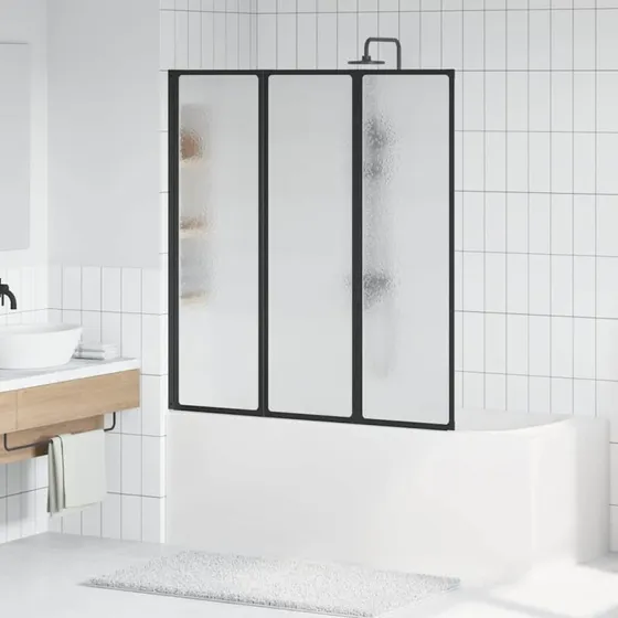 vidaXL Brusevg sort 132 x 2 x 140 cm aluminium