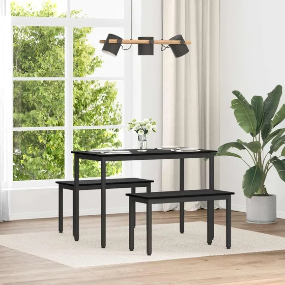 vidaXL bnk sort eg 80 x 35 x 45 cm i konstrueret tr