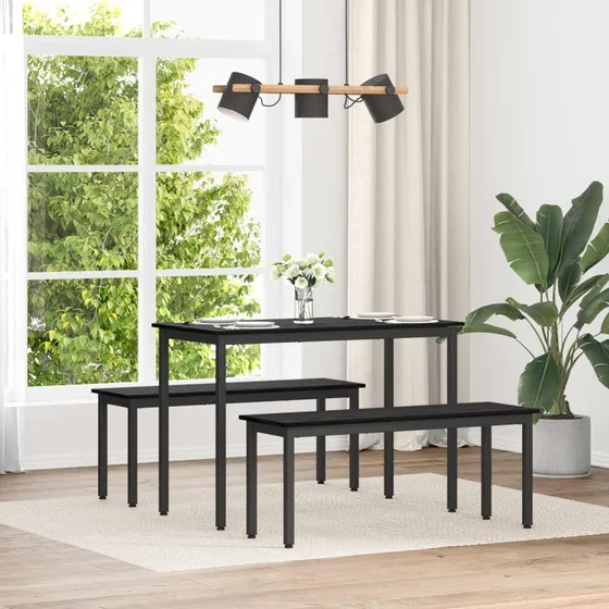 vidaXL bnk Sort eg 110 x 35 x 45 cm konstrueret tr