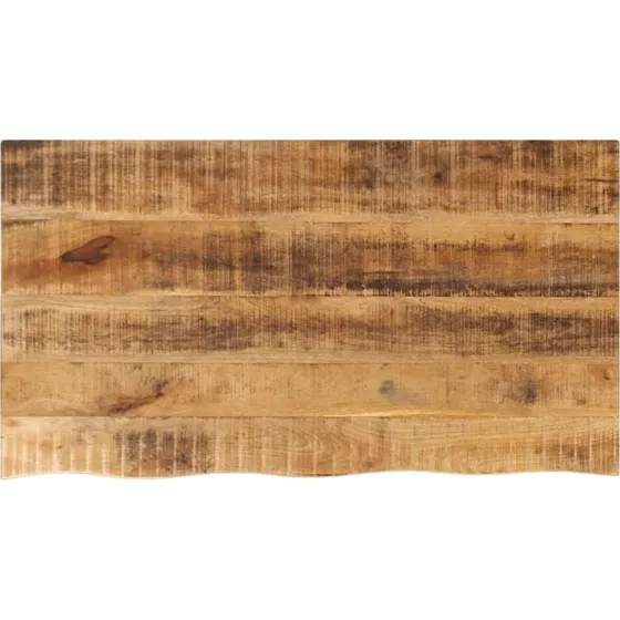 Mangotræ bordplade 110x60x3,8 cm naturlig kant