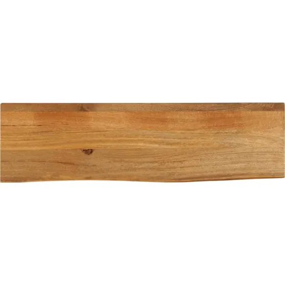 vidaXL bordplade massivt mangotr 120x40x2,5 cm naturlig kant