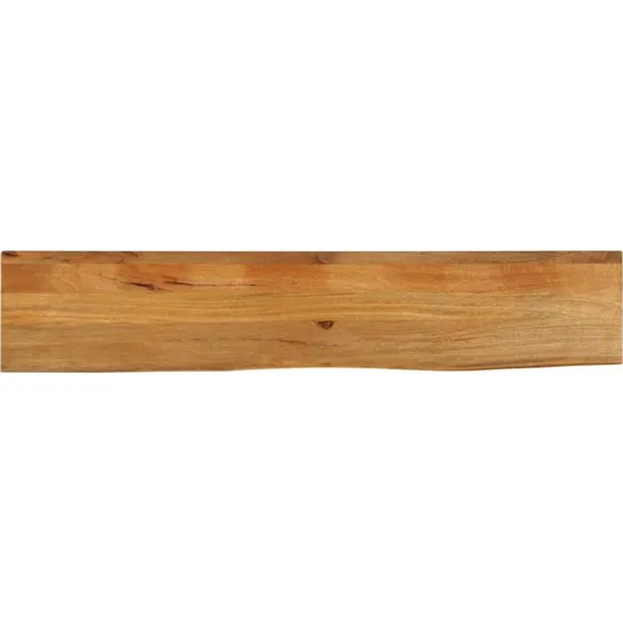 vidaXL bordplade i massivt mangotr 160x40x2,5 cm, naturlig kant
