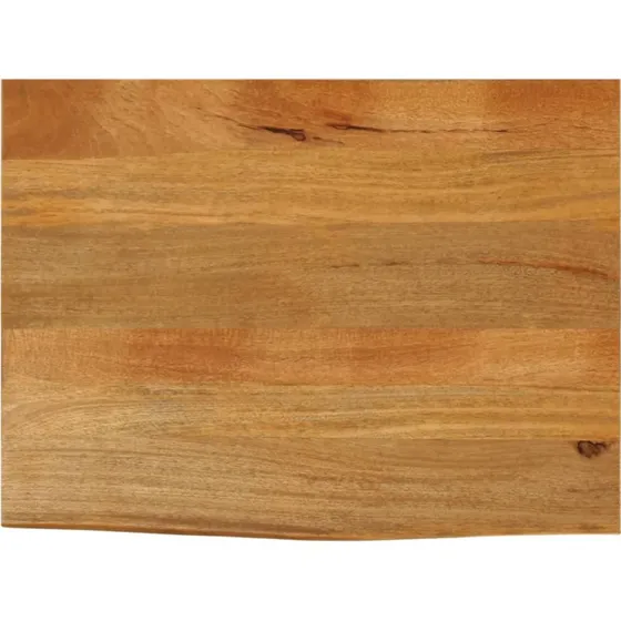 vidaXL bordplade 80x60x3,8 cm naturlig kant massiv mangotr