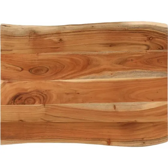 vidaXL bordplade i massivt akacietr 90x60x2,5 cm