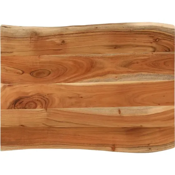 vidaXL bordplade 80x60x3,8 cm rektangulr i massivt akacietr