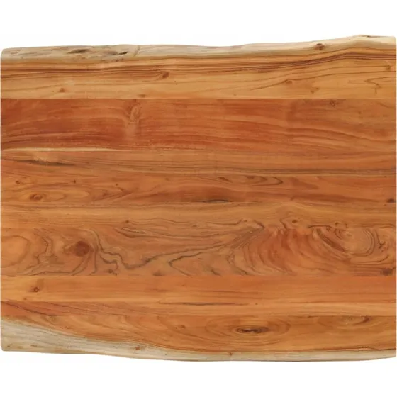 vidaXL bordplade 100x80x3,8 cm rektangulr i massivt akacietr