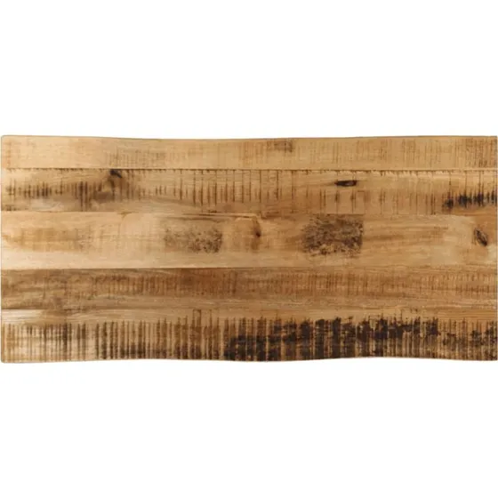 Mangotr bordplade 100x40x2,5 cm  naturlig kant