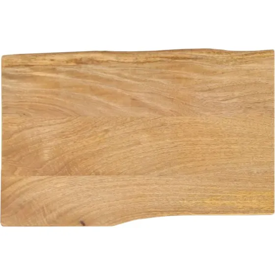 vidaXL bordplade 60x40x2,5 cm i massivt mangotr, naturlig kant