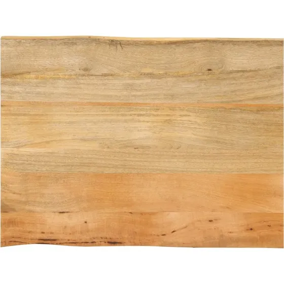 vidaXL bordplade 70x60x3,8 cm i massivt mangotr, naturlig kant