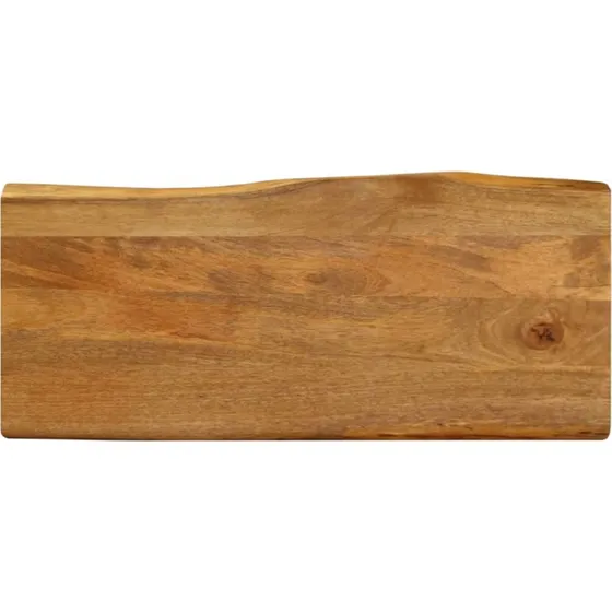 vidaXL bordplade 80x40x3,8 cm naturlig kant massivt mangotræ
